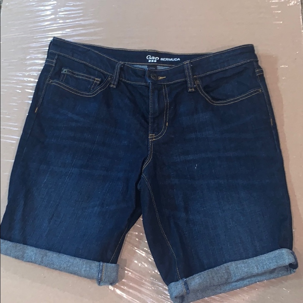 GAP long jean shorts